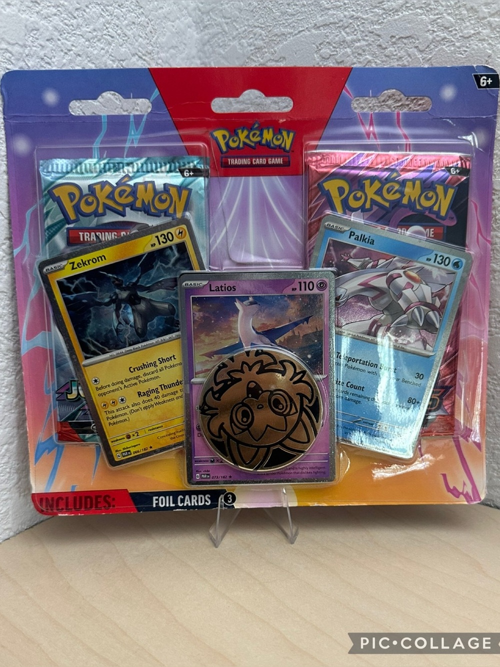 New! Pokémon TCG Enhanced 2-Pack Blister Pack [Latios, Zekrom & Palkia]